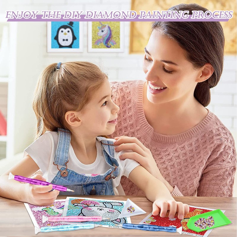 SPOKKI 4 PCS Diamond Hand Painting Pens, Resin Diamond Art