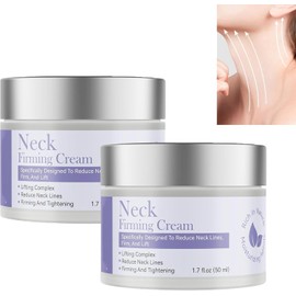 2 Piezas Crema Lifting Reafirmante De Cuello, Crema Reafirmante, Crema Antienvejecimiento Para El Cuello, Lift & Firm Neck Cream, Diluye Las Líneas Del Cuello Y Embellece El Contorno Del Cuello