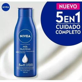 Crema Corporal Nivea Milk Nutritiva Humectación 100ml                                                                                                 