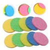 TEHAUX 30pcs Facial Cleansing Sponges Round Makeup Removing Face Sponges