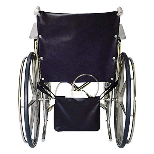 Skil-Care Urinary Drainage Bag Holder, Adjustable Straps, Black Catheter Bags - Privacy Bag for Urine, Nephrostomy, or Foley Bags - Great for Wheelchairs, Geri-Chairs, Medical Recliner Chair