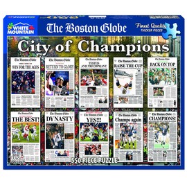 White Mountain Puzzles City of Champions - 550 Piece Jigsaw Puzzle
