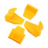 4 Piece Tyre Changer Clamp Protector Plastic Yellow Wheel Rim