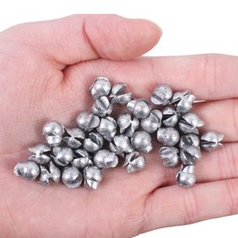 FOLANDO 100 PCS Small Fishing Weights, Fishing Split Weights Sea Fishing Weights for Carp, River, Saltwater, Freshwater(0.5g/0.8g/1g/1.5g/2g)