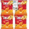 Crispy Thin Double Cheese Snack Bundle, 65g, 4 Pack -