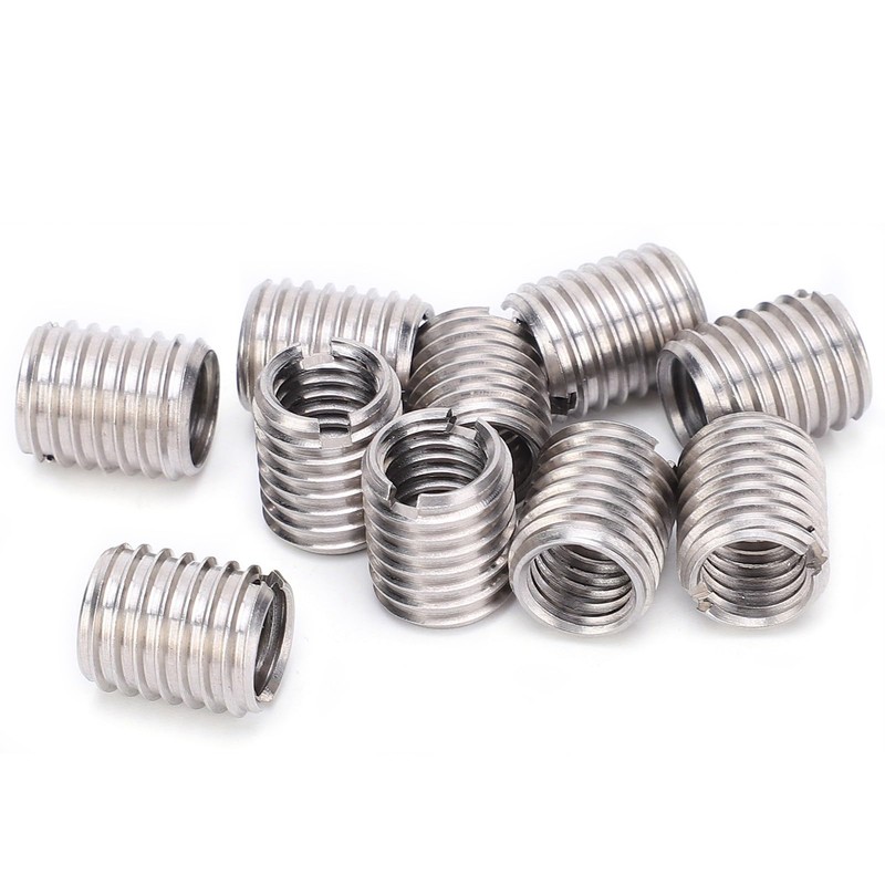 Thread Adapter M10 M8, 10 Piece Thread Repair Sleeve Thread
