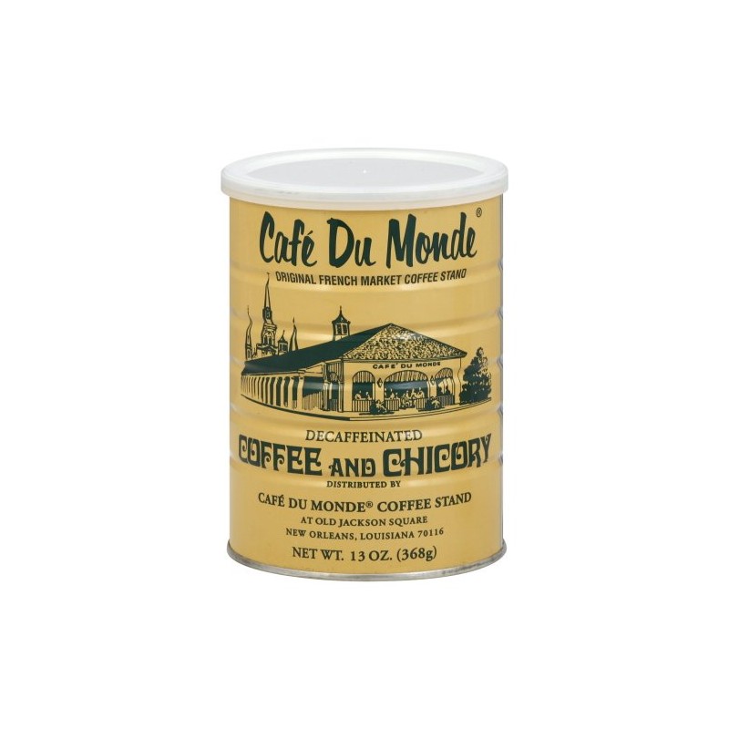 Cafe Du Monde Coffee Decaf And Chicory, 13 Ounce (Pack