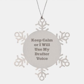 Funny Valentine's Day Unique Gifts for Drafter Enthusiasts, Unique Snowflake Gifts from Friends, Gifts for Men and Women Who Love Drafting