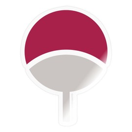 Spreadshirt Naruto Symbol of the Uchiha Clan Sticker, Max. 10 x 10 cm, 10 x 10 cm, Glossy Transparent