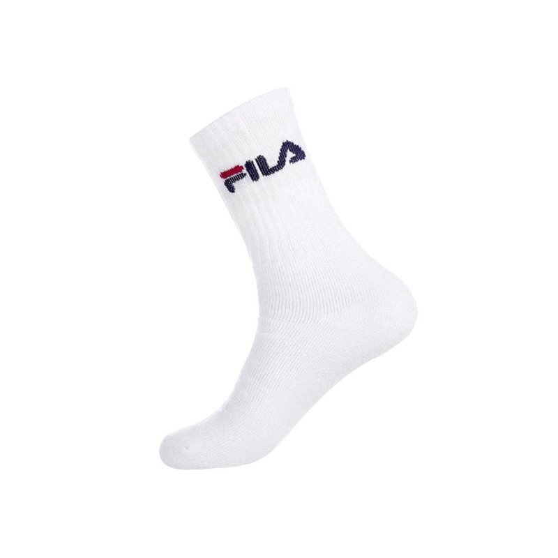 FILA Men's Casual Socks (Pack of 12), black / white