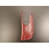 Buck Knives DRAGONBACKBONE FLORAL TOOLED leather BUCK 110 knife sheath