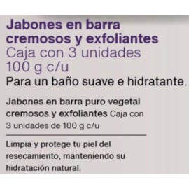Natura Ekos Jabones De Acai 2 Cremosos 1 Exfoliante 100gr C/