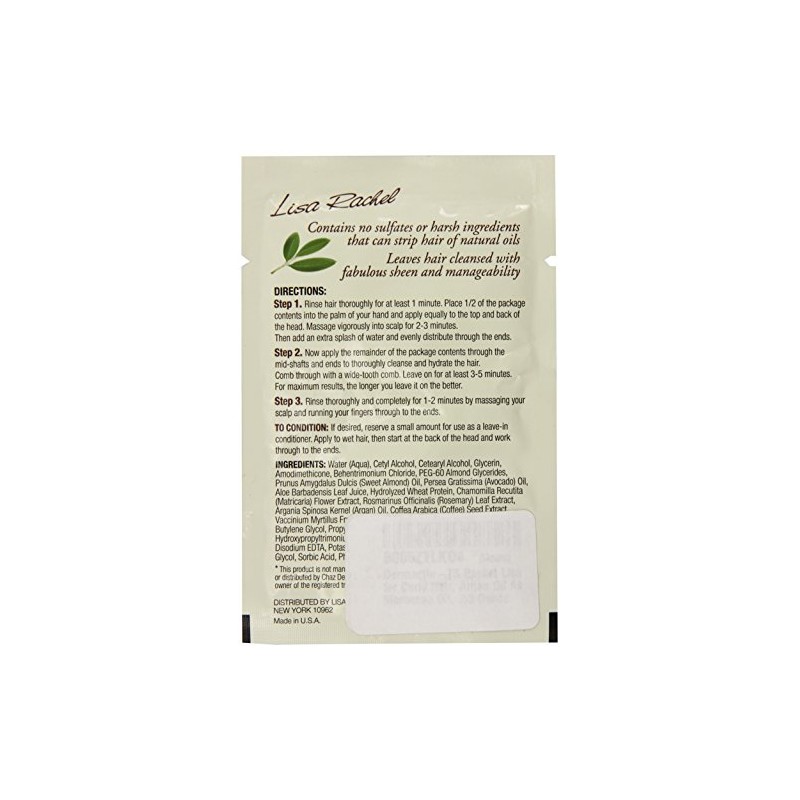 Dermactin-TS Packet Lisa Rachel for Curly Hair, Argan Oil Aka
