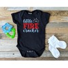 Little Firecracker Onesie, First Fourth of July Onesie Boy, 1st