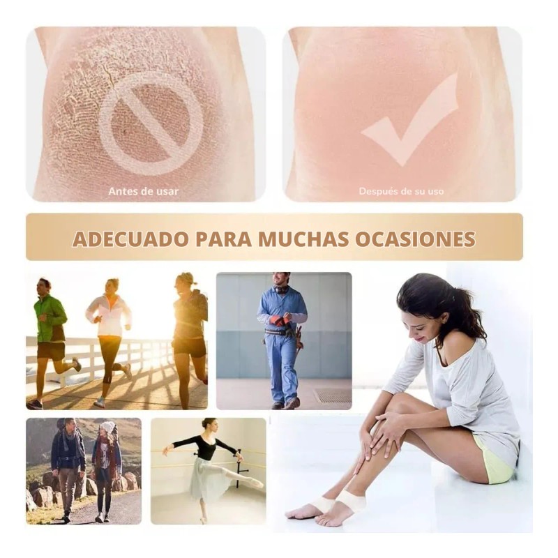 Plantilla Protector Silicon Talon Golpes Callos Pies Protege