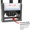 ZIGEL Heavy Duty Style Self Inking Date Stamp with Received
