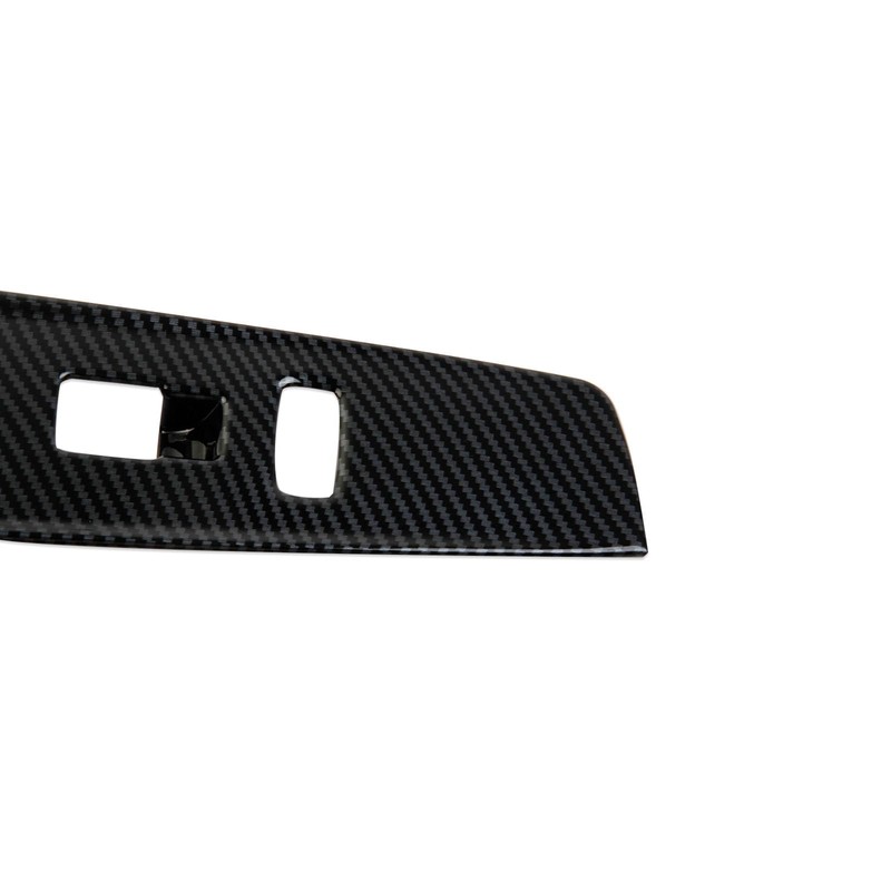 Crosselec Carbon Fiber Style Window Lift Switch Panel Cover Trim