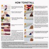 Ontrack Self Adhesive Curtain Track, Ceiling Track Set- No Drill,