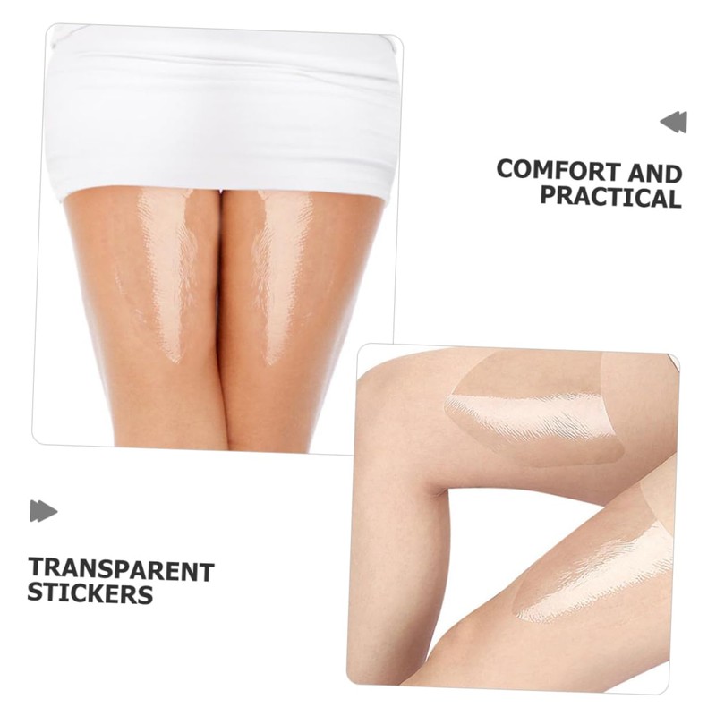Abaodam 6pcs Transparent Chafing Thigh Stickers Durable Invisible Protection for
