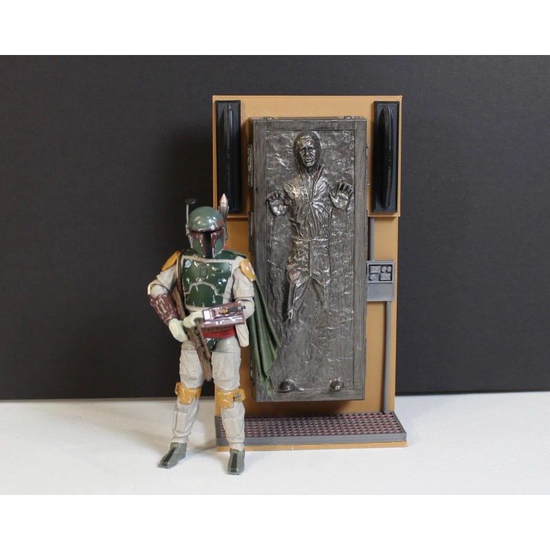 Display Base For Black Series Han Solo Carbonite Figure *Han