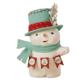 Bethany Lowe 'Joy to The World' Snowman Figurine
