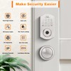 Probrico Smart Keyless Entry Door Lock with Knob Set, Fingerprint