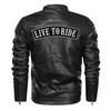 Live to Ride Embroidered Iron on Sew on Patch |