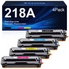 PANINK 218A Toner Cartridge 4 Pack (No Chip) Replacement for