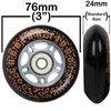 BLACK CHEETAH Wheels for RIPSTICK ripstik wave board ABEC 9