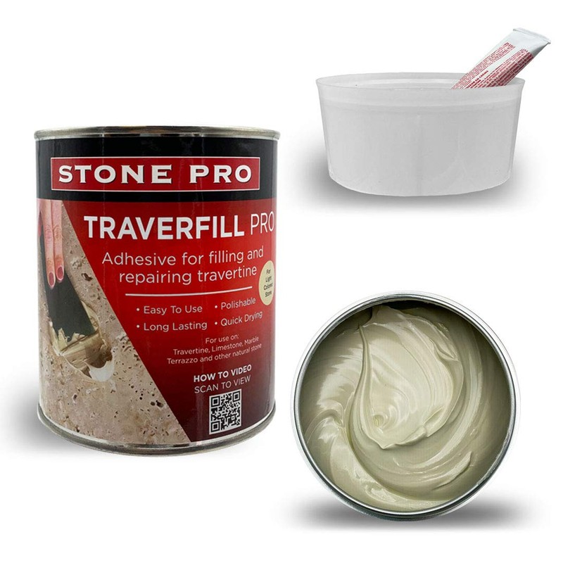 Stone Pro, Traverfill Pro Adhesive - Fill & Repair Travertine