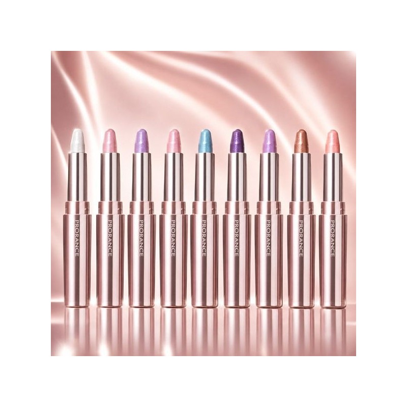 Prorance Shine Stick Shadow Pearl Eye Shadow Wonder Purple 2pcs