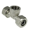 Rapidair Maxline 1/2" Piping Tee W/1/2 Female NPT Pipe Thread