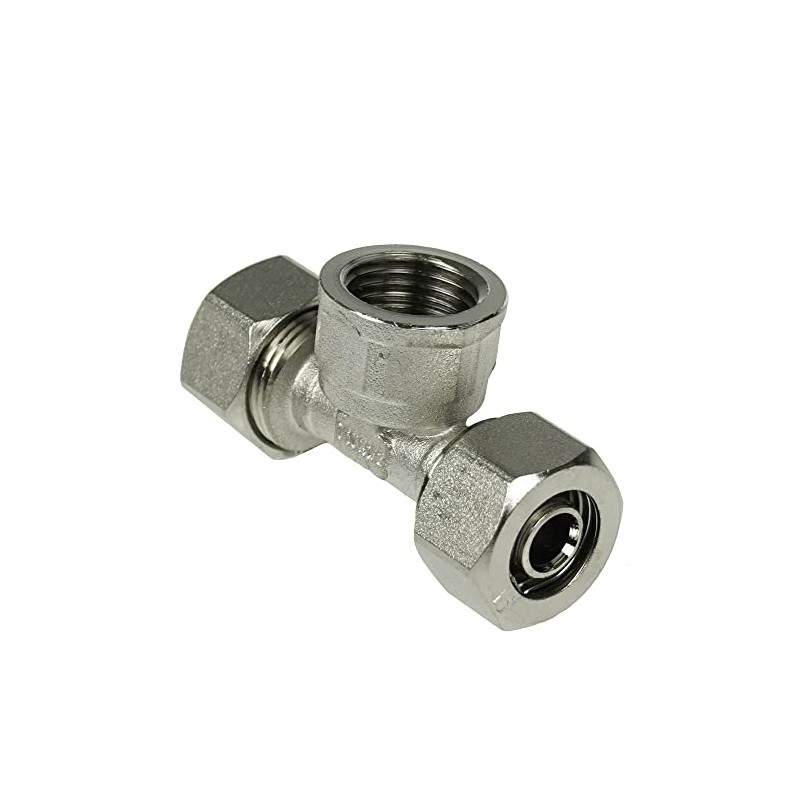 Rapidair Maxline 1/2" Piping Tee W/1/2 Female NPT Pipe Thread