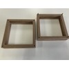 slipGrip 2-Part Foundry Wood Flask for Sand Casting Jewelry Or