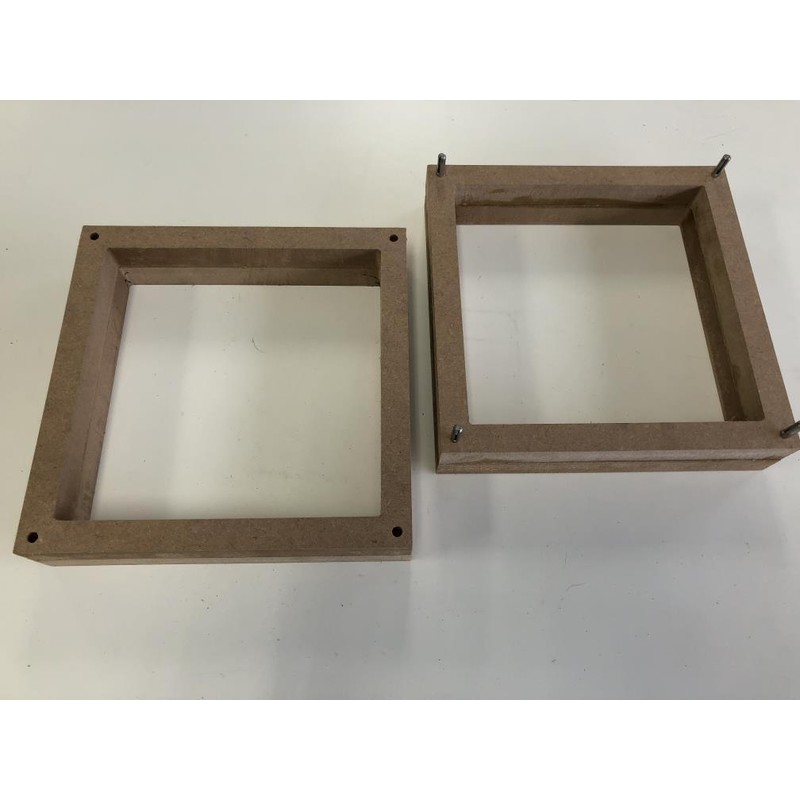 slipGrip 2-Part Foundry Wood Flask for Sand Casting Jewelry Or