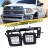 Dasen 4PCS 3" LED Cube Fog Lights Pod & Front