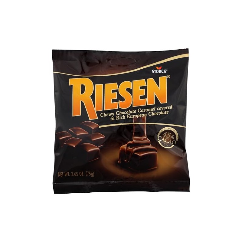 Riesen Chewy Chocolate Caramel - 2.65oz (Pack of 3)