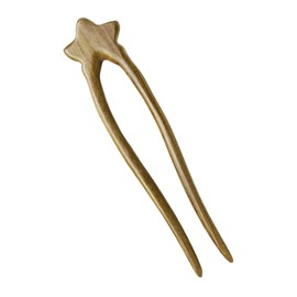 Baluue Double Hairpin Set Wooden u Shaped Hair Sticks French Hair Pins for Thick Hair Stylish Decorative Hair Pins Hair Jewelry for Women