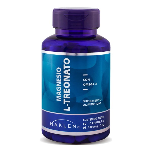 L-treonato De Magnesio + Omega 3 | 60 Cápsulas |