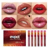Set De Pintalabios Líquidos Lip Glosses, Mate A Purpurina,