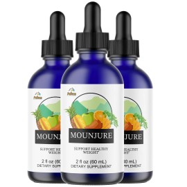 Pelican Vitamins MOUNJURE - Amino Diet Drops- Keto & Weight Support- 3 Bottles- 180 ml (2fl oz)
