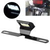 Universal Motorcycle License Plate Light 6 LED CNC Aluminium Rear
