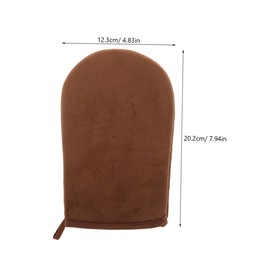 MERRYHAPY Self Tanning Mitts Hand Tanning Applicator Glove Plush Material Easy Oil Application Tool Exposure Needed