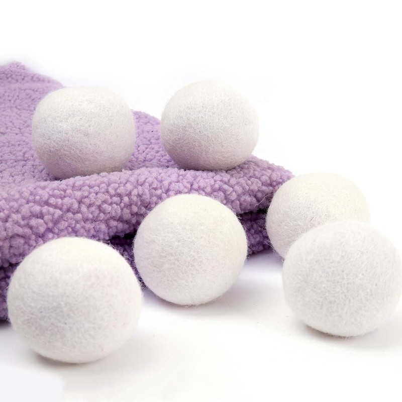 Pack of 16 Dryer Balls, 100% Natural Sheep Dryer Balls