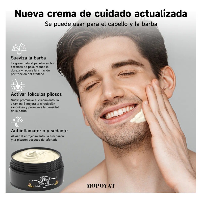 Crema Para El Crecimiento Del Cabello Para Barba Y Cabello*2