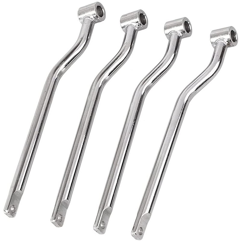 ANCLLO Universal Stainless Steel Motorcycle Saddlebag Side Support Bars Mounting