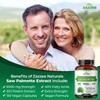 Zazzee Extra Strength Saw Palmetto 20:1 Extract, 6000 mg Strength,