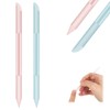Giantree Cuticle Pusher Manicure Sticks, Pack of 2 Glass Double-Sided