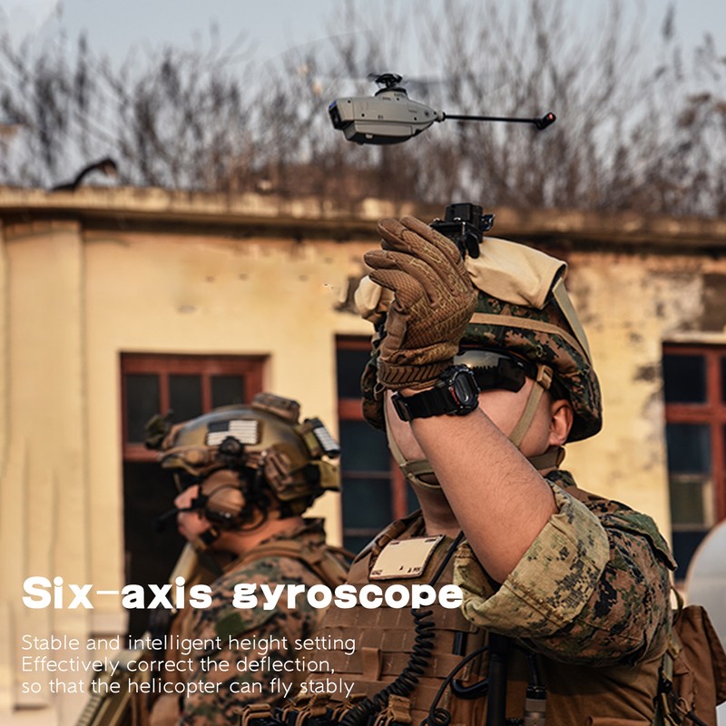 RC Helicopter RC Drone with Camera 720P Auto Hover Single