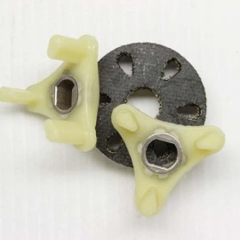 Whirlpool 285852A Washer Motor Coupler 1/2" Plastic Coupling Connector